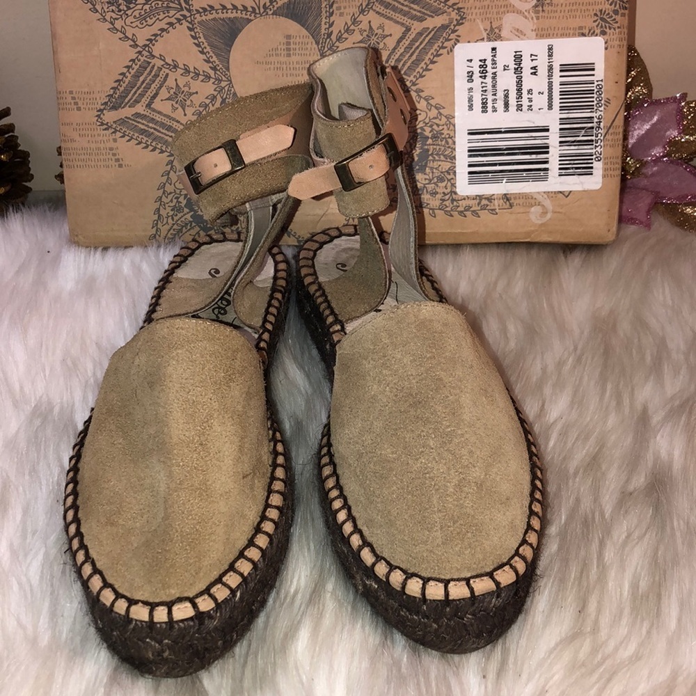 Free People Aurora Canvas Sandals Espadrille